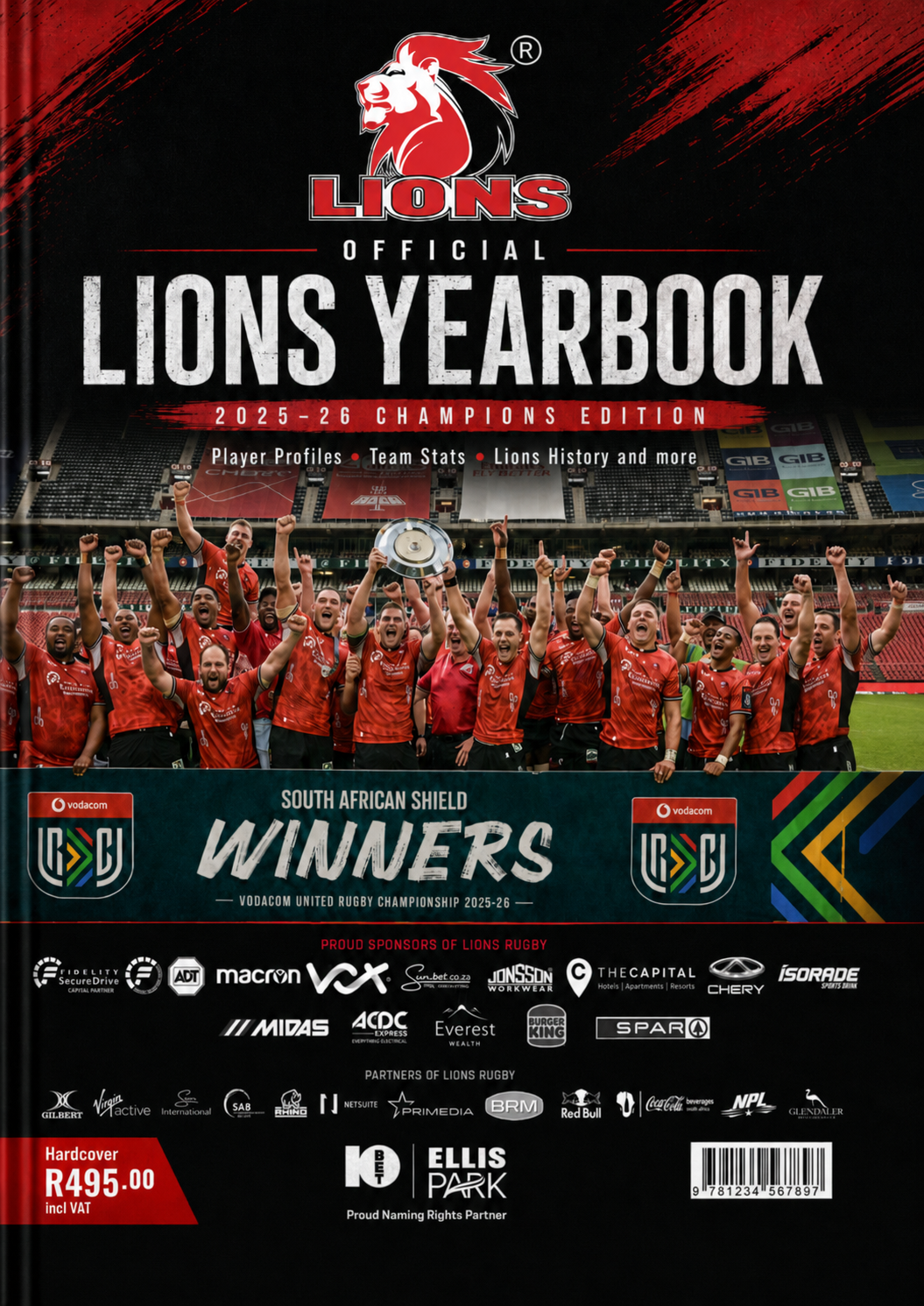 LIONS RUGBY LAUNCH COLLECTORS YEARBOOK